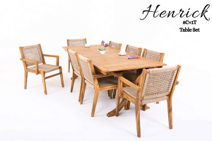 BAHÇE BALKON MASA SETİ HENRİK