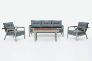 BAHÇE-BALKON MASA SETİ TRUVA METAL