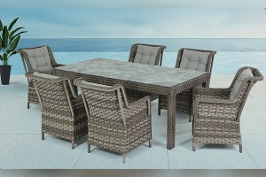 BAHÇE-BALKON MOBİLYALARI MASA TAKIMI ROZA ANKA