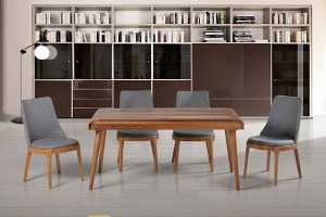 YEMEK ODASI MUTFAK MASA SANDALYE TAKIMI PARİS CEVİZ