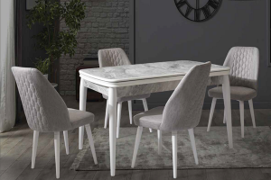 YEMEK ODASI MUTFAK MASA SANDALYE TAKIMI ROYAL