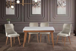 MUTFAK MASA TAKIMI SİMENA BEYAZ