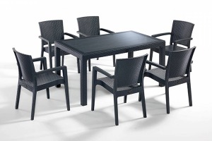  BAHÇE-BALKON MASA SETİ LİVERNO 6'LI