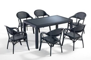 BAHÇE-BALKON MASA SETİ NİRVANA 6'LI