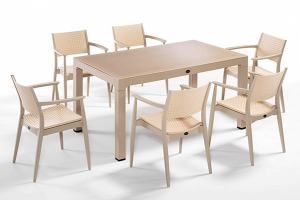 BAHÇE-BALKON MASA SETİ SEGİNUS 6'LI